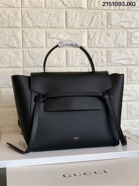 celine belt bag leather